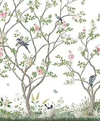 東方花園 壁畫(米白)