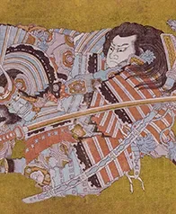 武士 壁畫(咖啡金)