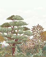 秋天的魁北克 壁畫(綠)