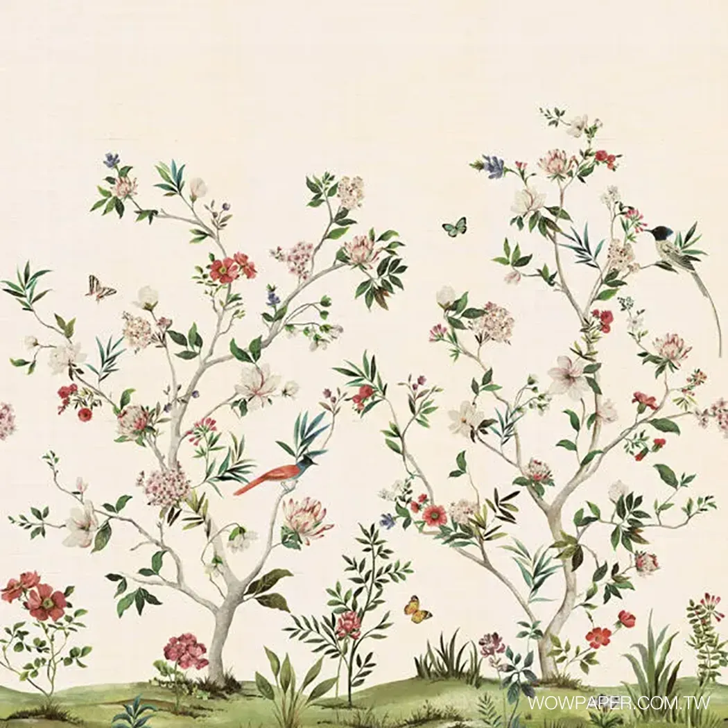 手作植纖木蘭花林 壁紙(霧光)