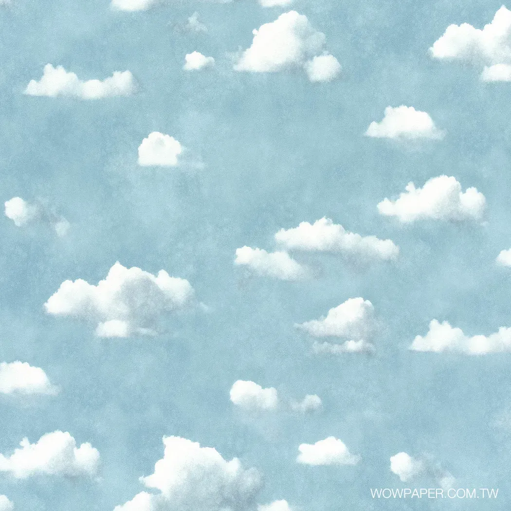 晴空雲彩 壁紙(藍)