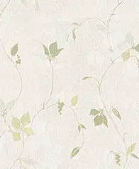 織布小花壁紙 (綠)
