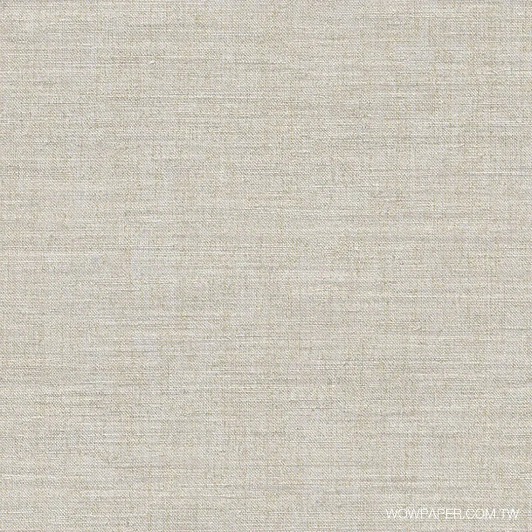 棉麻混織紋 壁紙(米灰)