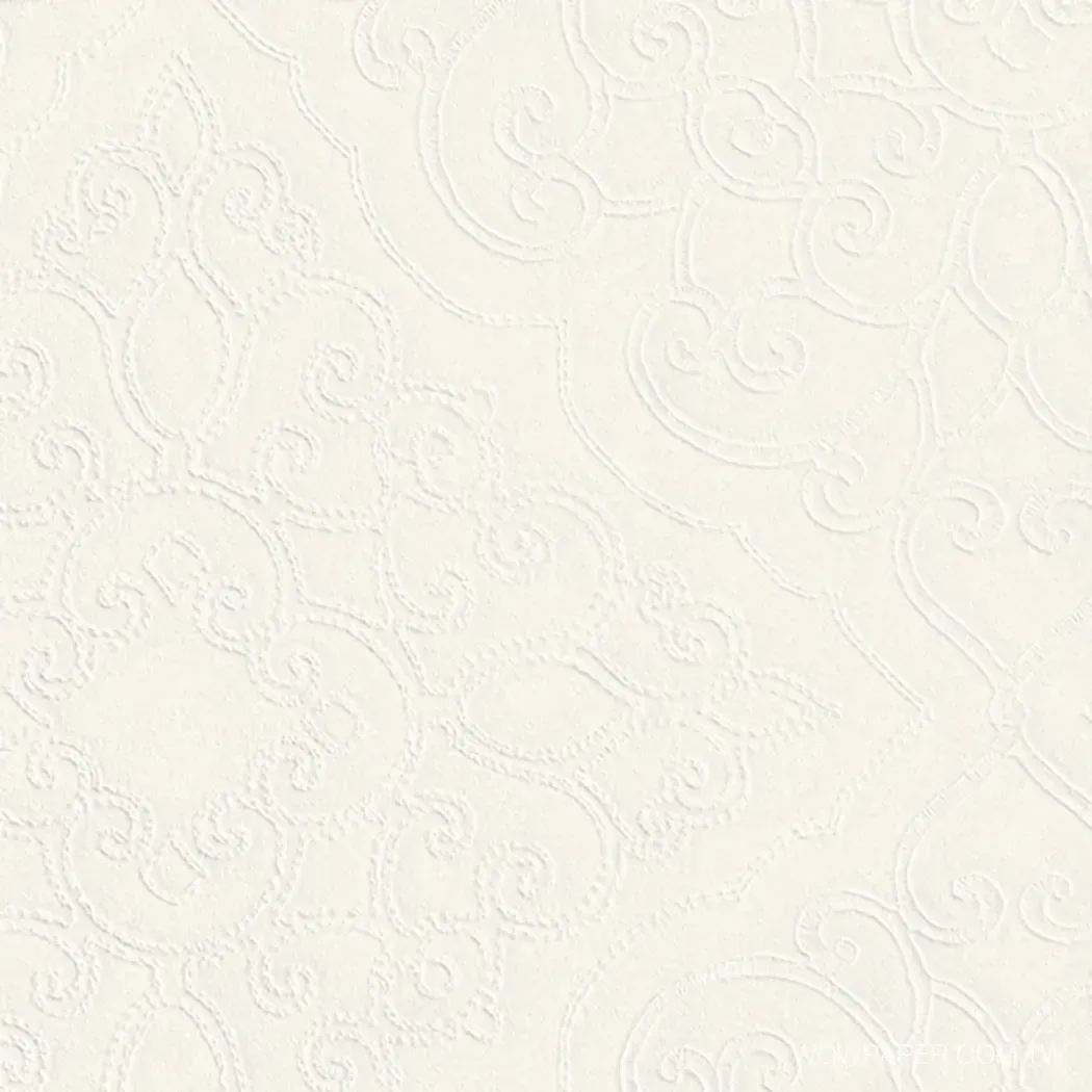 縫線圖騰 壁紙(白色)