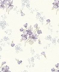 淡雅鄉村花卉 壁紙(紫)