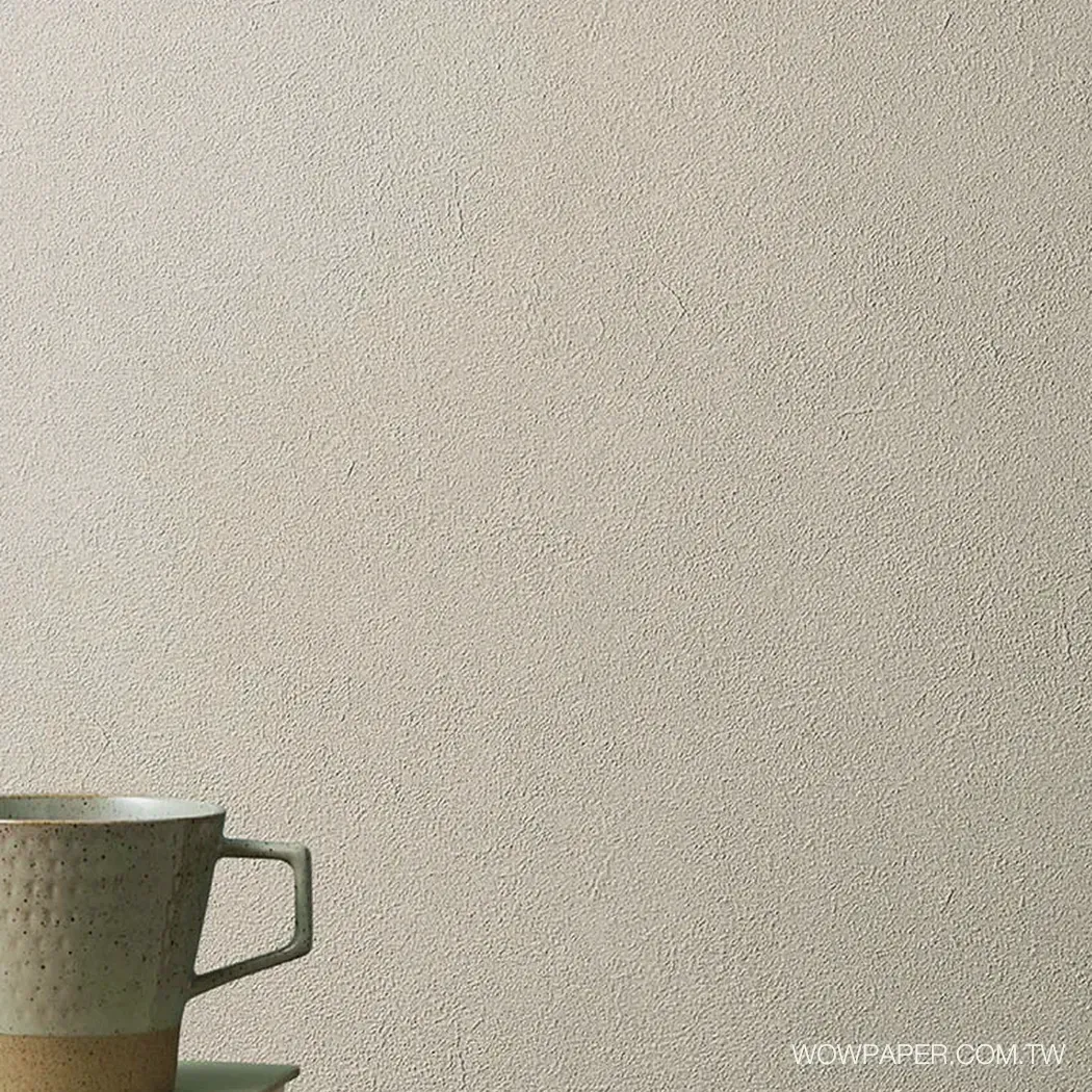 細肌理泥牆 壁紙(卡布)｜ 泥牆壁紙｜咖啡廳設計