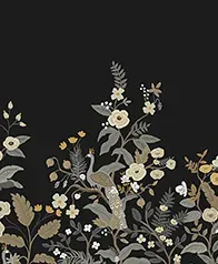 孔雀花園 壁畫(黑)