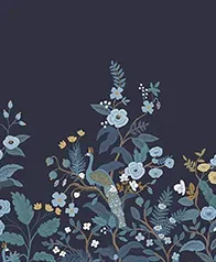 孔雀花園 壁畫(霧藍)