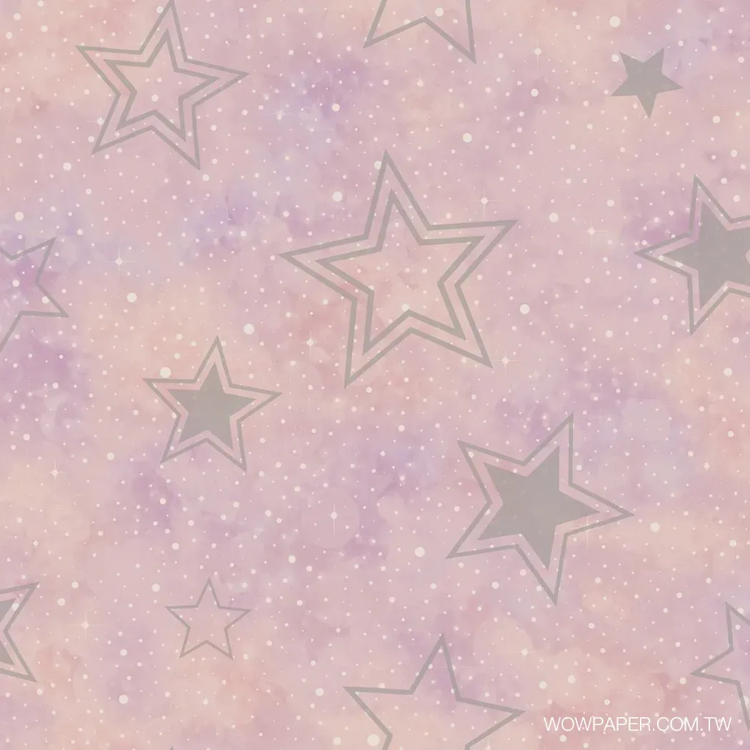 星塵 壁紙(粉銀)