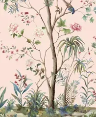 查爾斯頓花園 壁畫(杏粉)
