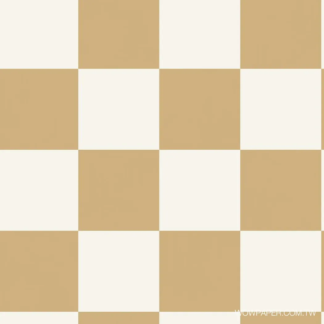 棋盤格 壁紙(焦糖橘)