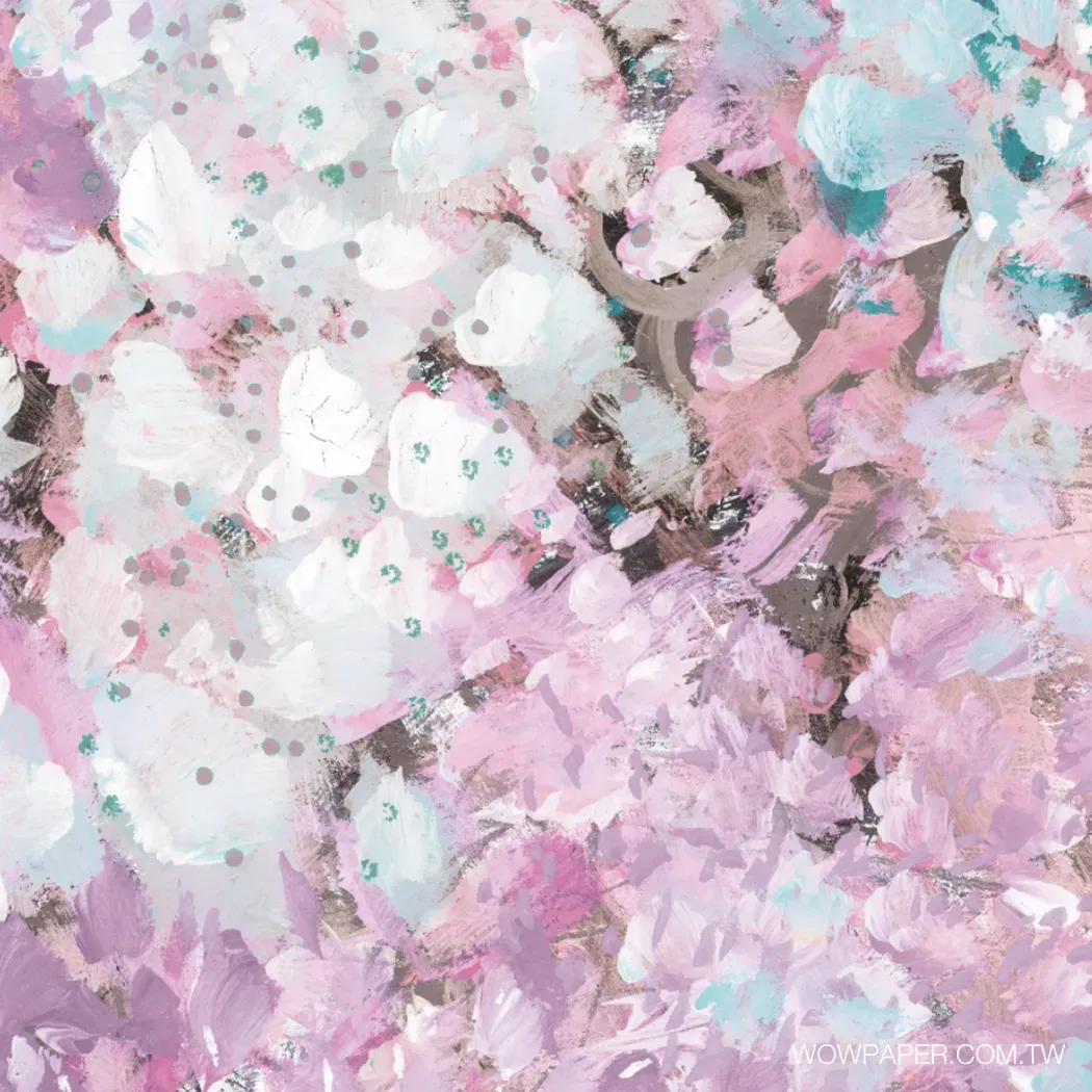 浪漫花海 壁畫