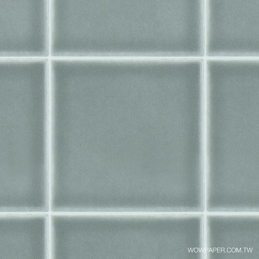 霧色方型磁磚 壁紙(藍)