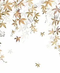 葡萄花藤 壁畫(咖)
