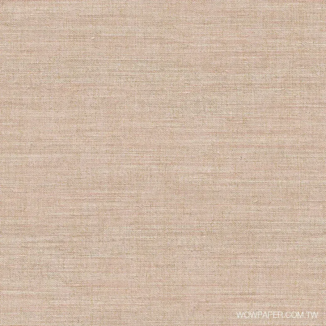 棉麻混織紋 壁紙(粉)