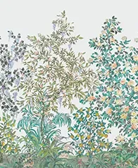 柑橘園 壁畫(藍綠)