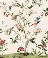 手作植纖木蘭花林 壁畫(霧光)