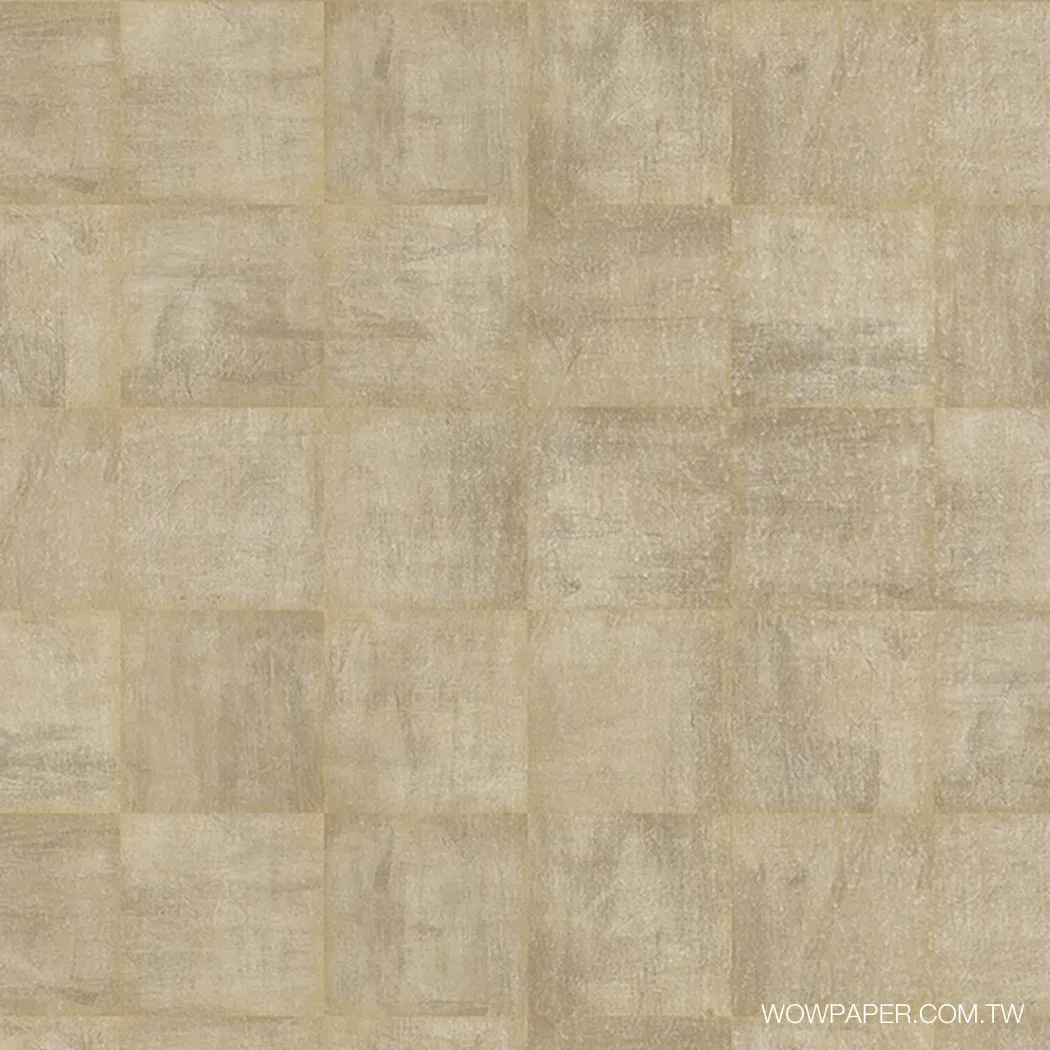 粉金斑駁方塊 壁紙(金咖)