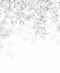 鐵線蓮 壁畫(灰)