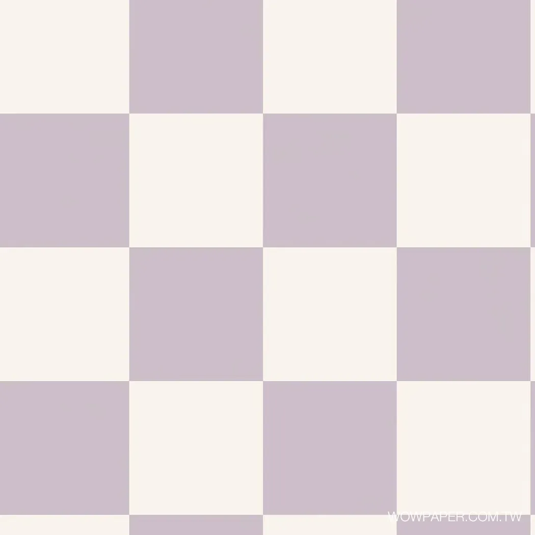棋盤格 壁紙(丁香紫)