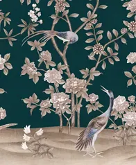 春林 壁畫(黑藍)