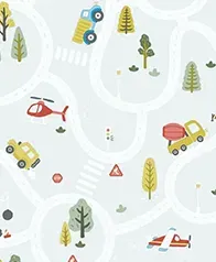 環狀道路 壁紙(淺藍)