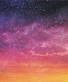 彩霞星空 壁畫