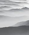 紗霧山形 壁畫(淺灰)