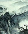 長城秋色 壁畫