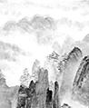 雲嶽書墨 壁畫(灰白)