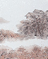 花雪 壁畫-春